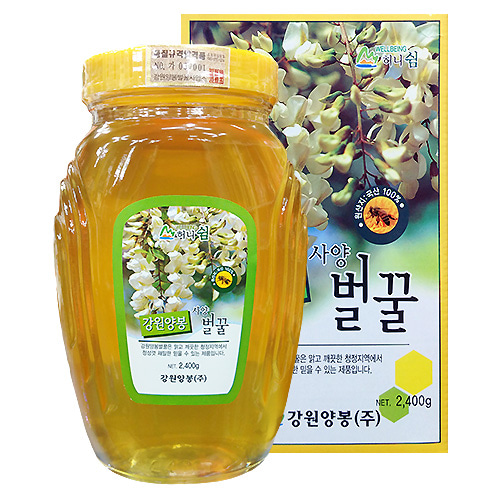 품절)강원양봉 - 사양벌꿀(아카시아) 2.4kg