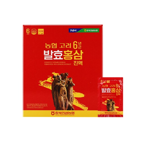 충북농협 - 농협 고려6년근 발효홍삼진액 70ml x 30포(오프라인 판매전용)