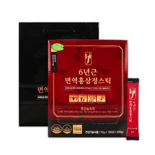 네이처오리진 - 6년근 면역 홍삼정 스틱 10g x 100포 (오프라인 판매전용)