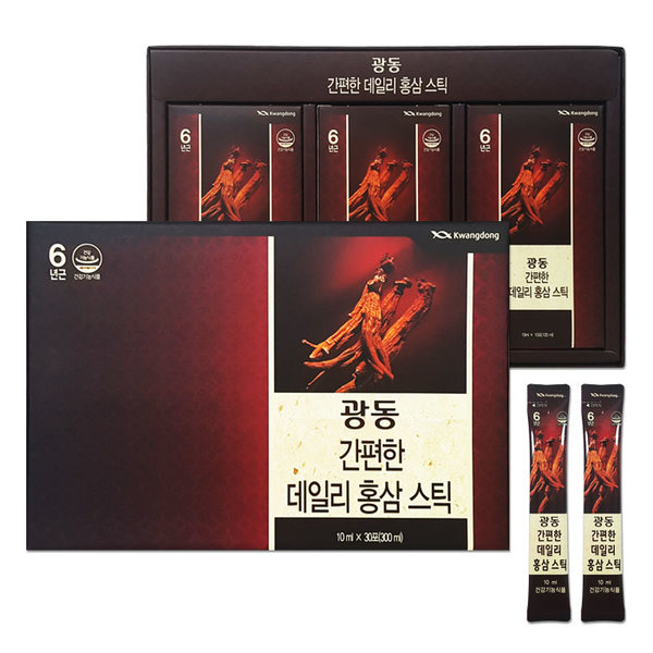단종) 광동 - 간편한 데일리 홍삼 스틱 10ml x 30포