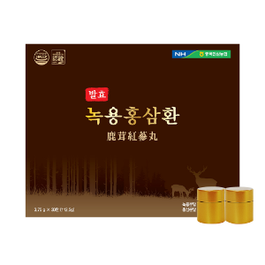 단종)충북농협 - 발효 녹용홍삼환 3.75g x 30환(오프라인 판매전용)