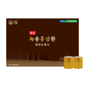 단종)충북농협 - 발효 녹용홍삼환 3.75g x 60환(오프라인 판매전용)