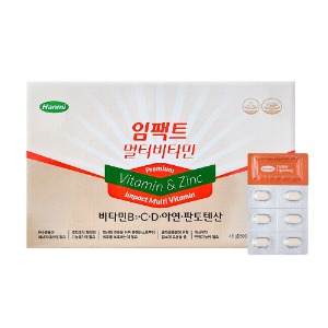 단종) 한미헬스케어 - 임팩트 멀티비타민 500mg x 90정(오프라인 판매전용)