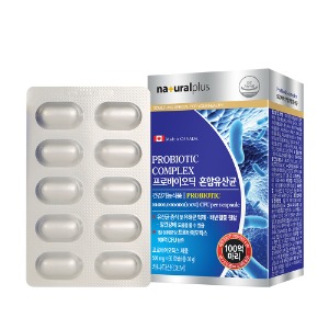 내츄럴플러스 - 프로바이오틱 혼합유산균 500mg x 60캡슐